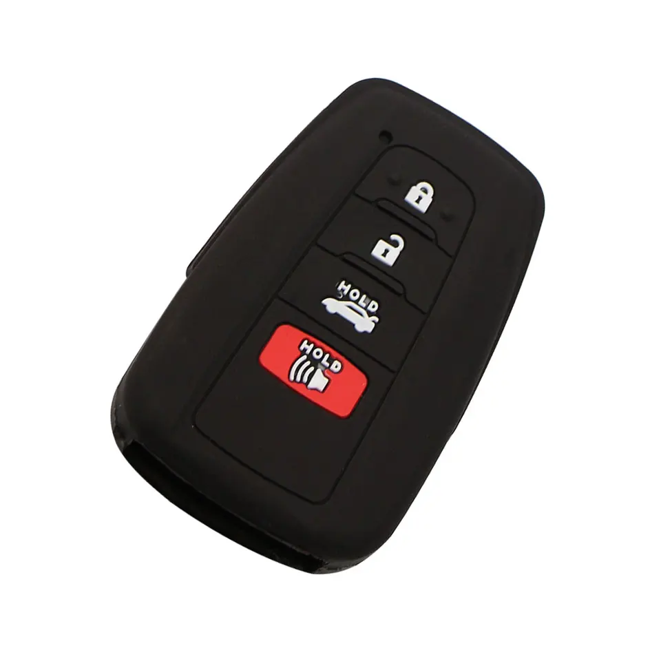 BFDDPPM Genuine Leather Smart Key Fob Cover For Toyota Highlander, Camry, RAV4 & More (2017-2019 Models) - View #12