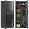 Gun Safe for Home Rifles and Shotgun, 8-12 Gun Cabinet for Rifles and Pistols,  Electronic Gun Cabinet with Removable Shelf 1