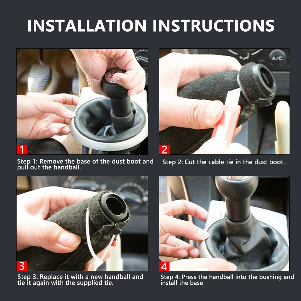 Pomello Cambio In Pelle Spurtar Per Peugeot E Citroen - 5 Marce, Ponderato 242g, Con Adattatore, Nero