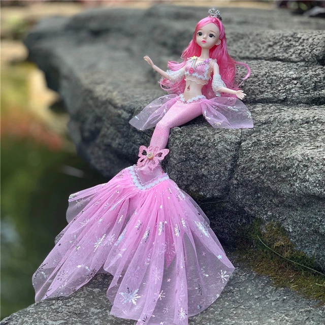 Barbie Dream Boneca Sereia Rabo Rosa