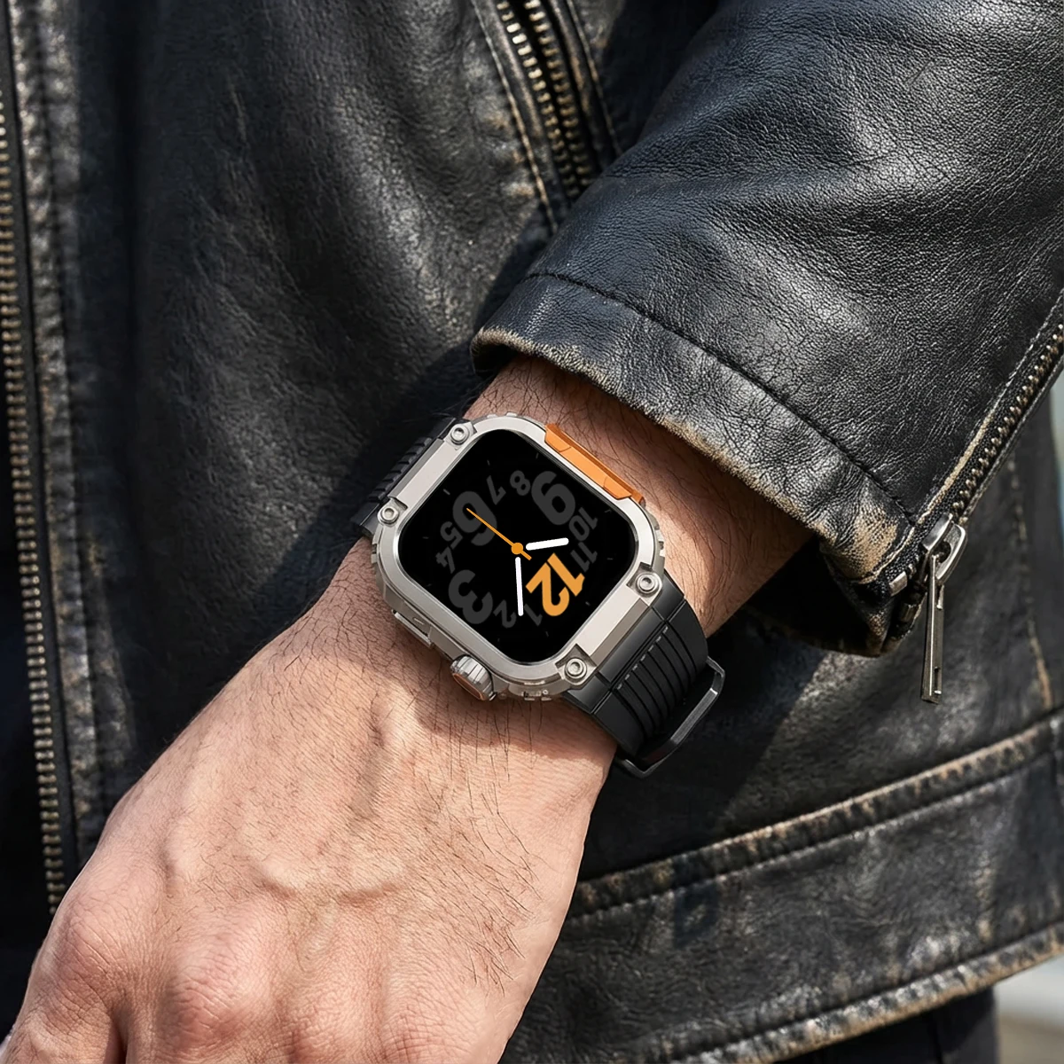 Luxury Alloy Metal Bumper Protector Frame for 46mm Smartwatch - Premium Protective Cover Accessory