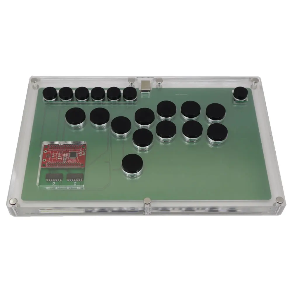 Sq Arcade Game Console Hitbox Style All Button Joystick Fight Stick Controller Di Gioco Per Ps 4/Ps 3/Pc Miwa Obsf-24 30 Pulsanti