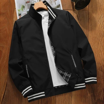 2025 الخريف رجال الأعمال معطف موضة الاتجاه سترة البضائع غير رسمية كبيرة فضفاضة سترة معاطف منتصف العمر أبي سترات للعبة البيسبول 2