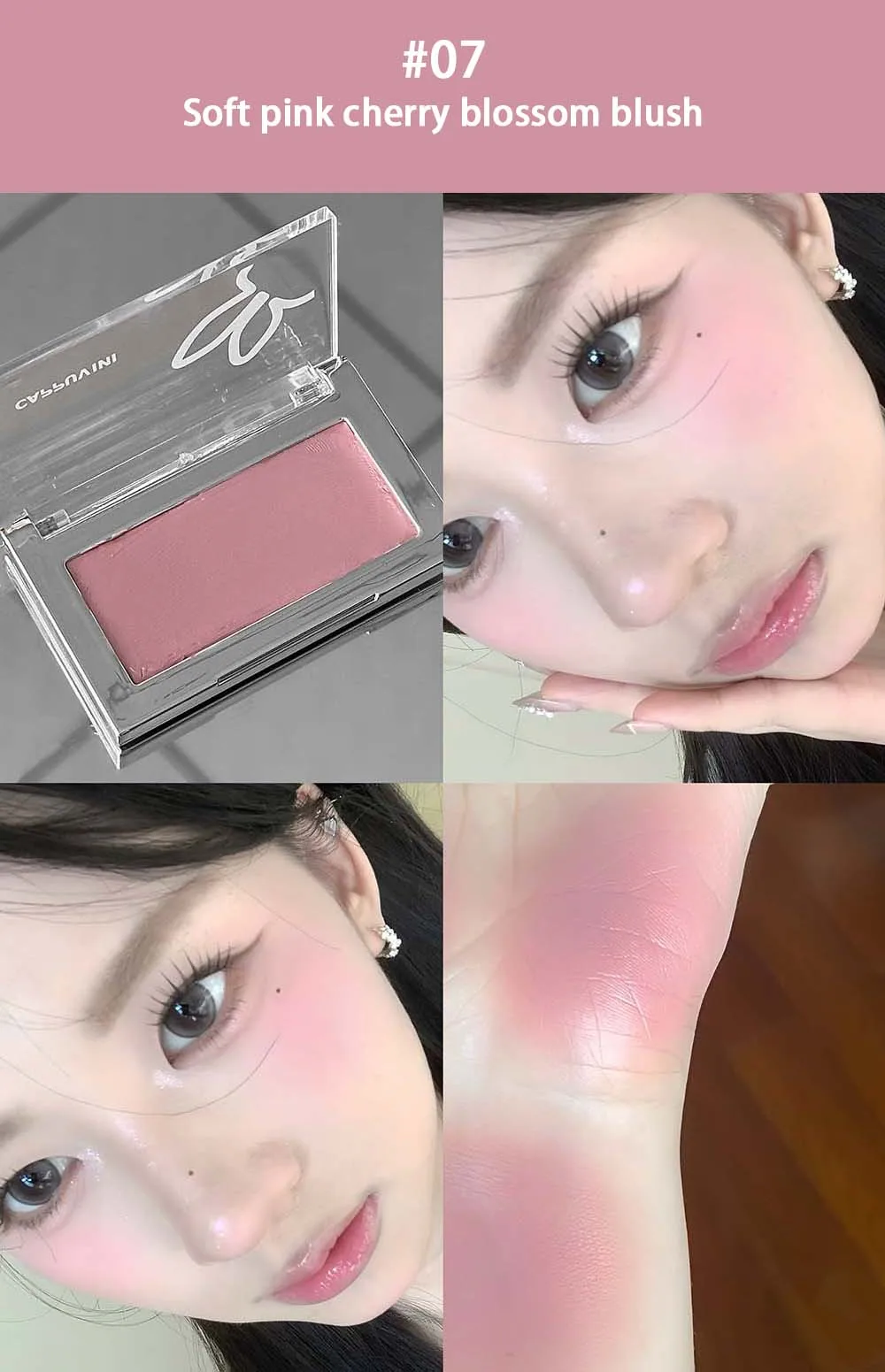 Concealer Palette Monochrome Waterproof Brightening Cream Face Makeup_voghion.com