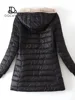 Women's Jacket Winter New Mid Length Korean Edition Hooded Fit Plus Fleece Cotton Coat Warm Lamb Fleece Parkas Winter Jackets 2