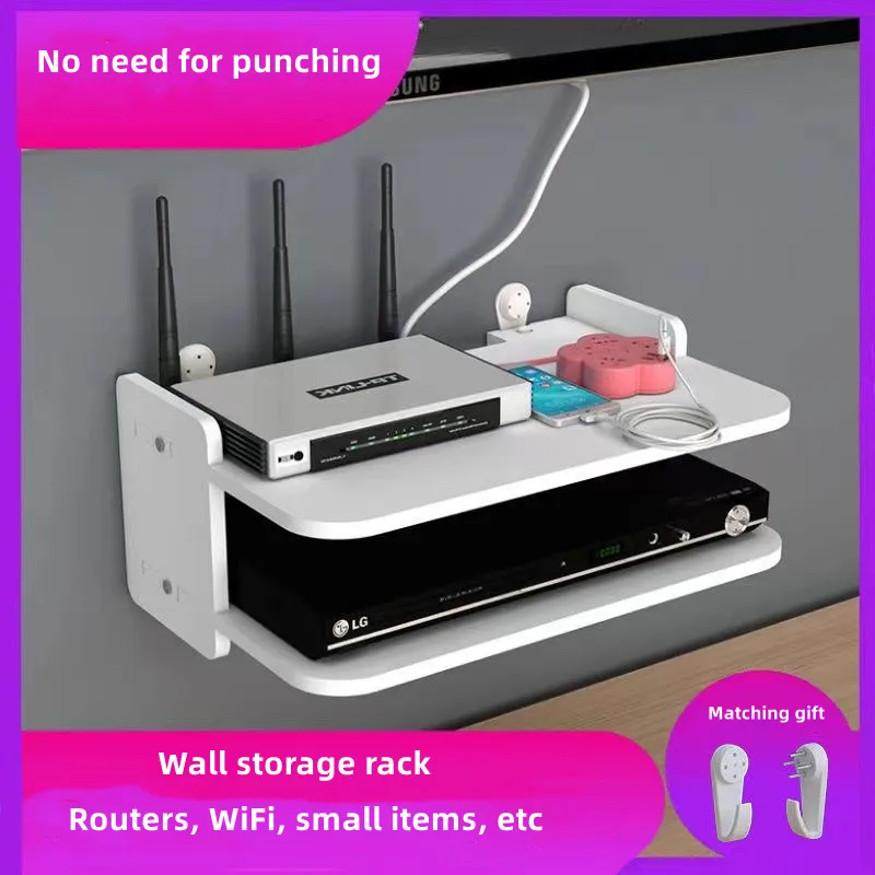 

TV screen top storage rack rack bracket computer monitor wall bracket TV rack display rack storage rack wall rack 1pc