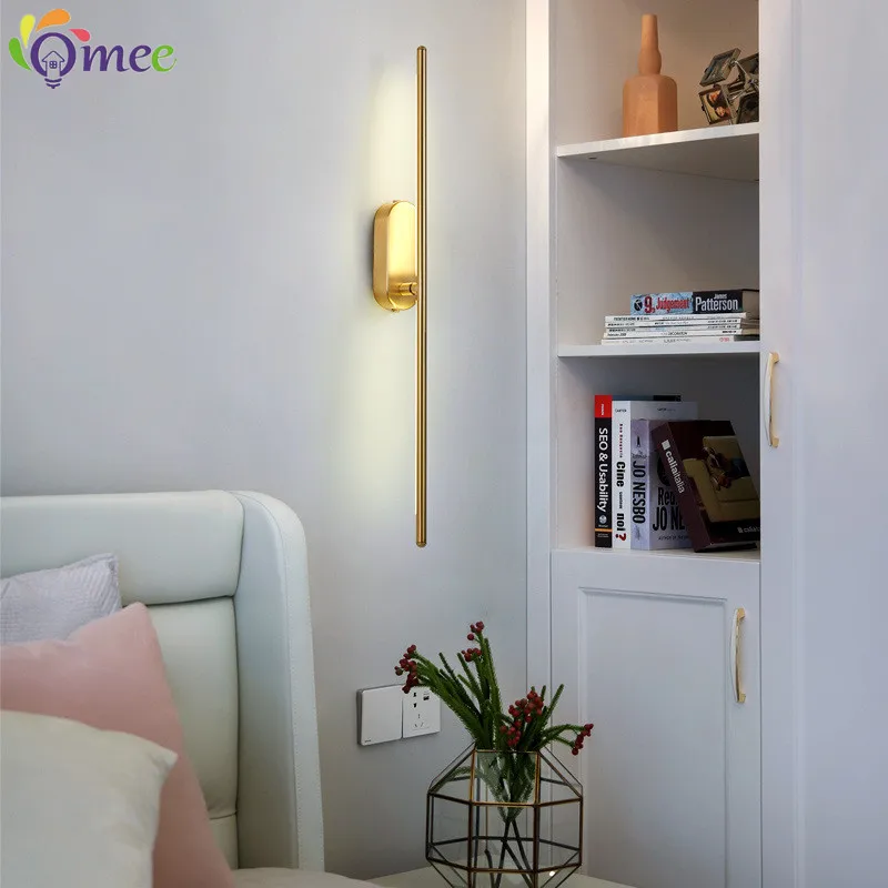 Modern LED Vanity Lamp for Bathroom Restroom Wash Basin Gold Mirror Light Nordic Minimalist led Wall Lamps Living Wall mounted