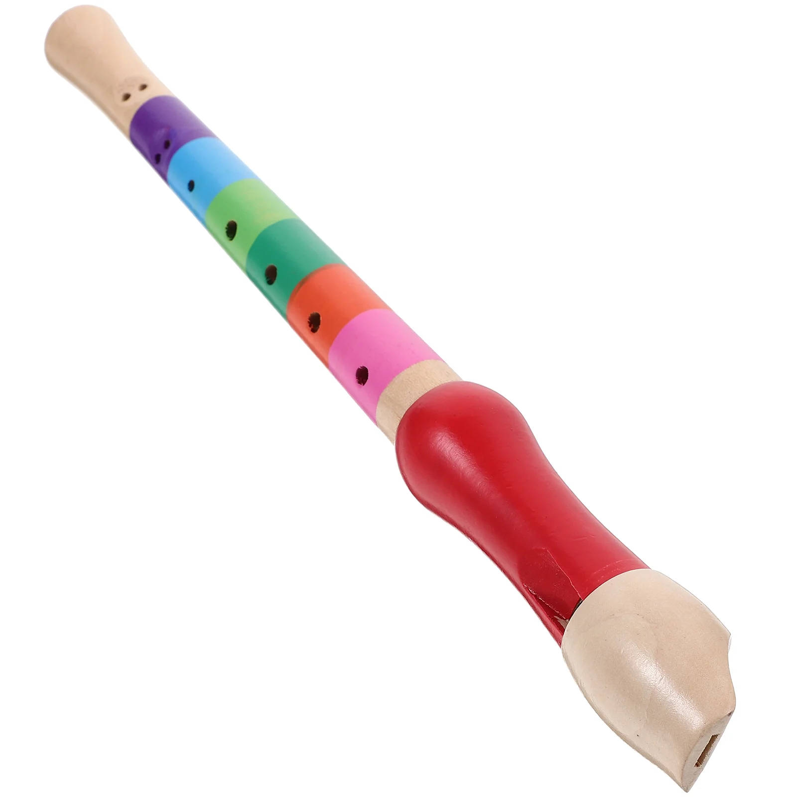 1Pc Wooden Soprano Recorder Flute Instrument 8 Hole Recorder for Early Education Develop Woodwind Musical Instrument