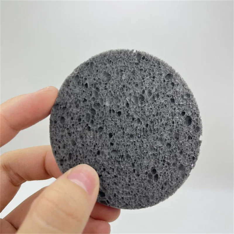 대량 팩 5/10/20/50/100개 6cm 원형 압축 천연 얼굴 클렌징 스펀지 각질 제거 패드 피부 각질 제거 위생용