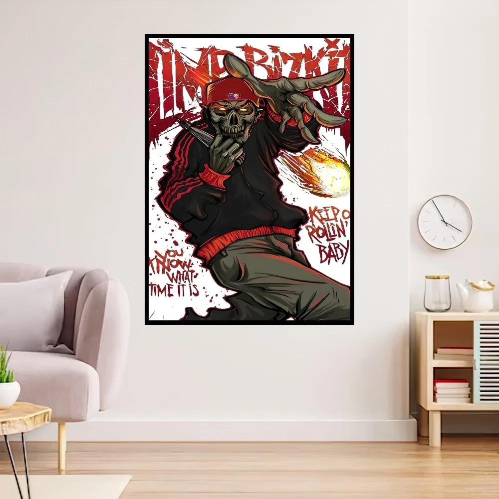 Poster Prints Rock Band Limp Bizkit Hold On Poster Prints Wall Painting Bedroom Living Room Decoration Office Small