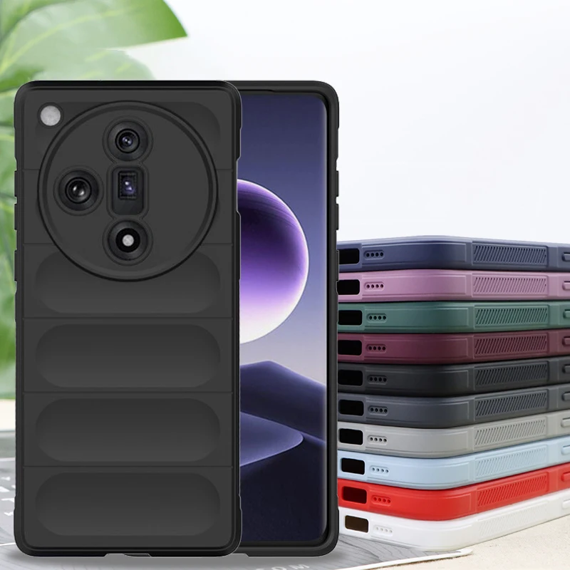 Per Oppo Find X7 Case Oppo Find X6 Pro X7 Ultra Cover Skin-Friendy Luxury Tpu Custodia Protettiva Antiurto Per Telefono Oppo Find X7