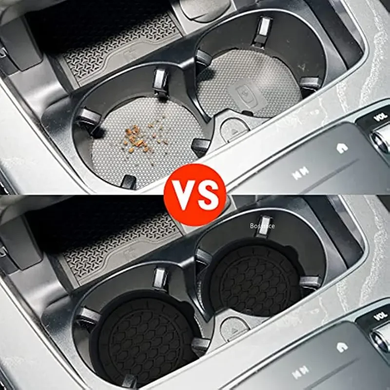 NEW 2 Pack Automotive Cup Holders Universal Car Cup Coaster Waterproof Non-Slip Sift-Proof Spill Holder Car Interior Accessories