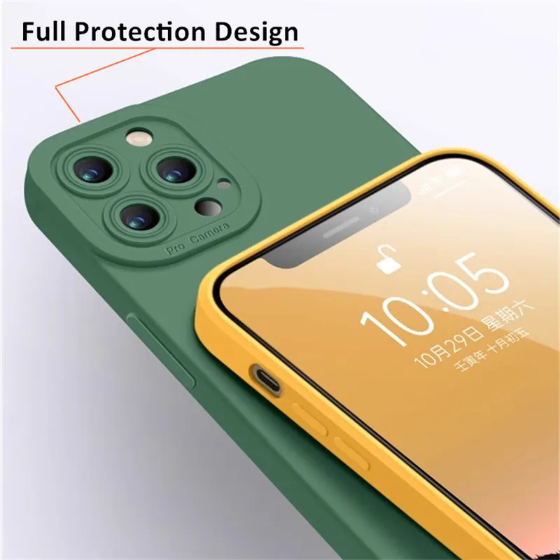 Angel Eyes Liquid Silicone Protective Phone Case