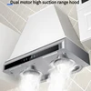 Ultrathin Range Hood For Kitchen Top Suction Dual Motor Strong Suction Force Kitchen Ventilator Energy Conservation Wide 710mm 1