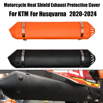 Moto Scudo Termico di Scarico Copertura Protettiva Per KTM EXC XC XC-W TE 250 300 TPI 2020 2021 2022 2023 Enduro Dirt Pit Bike 1