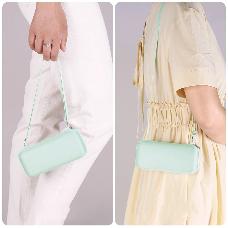 Mini 5-Fold UV Umbrella Lightweight 6 Ribs Pocket Umbrella with Portable Case Black Coating UPF50+ Sun & Rain Protection