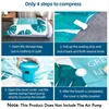 Household Reusable Vacuum Storage Bags Large Capacity Vacuum Compression Bag for Clothes Storage Sealed Bag Travel Store Bags 5