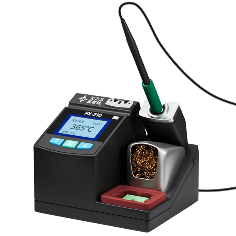 XZZ FX-210 Soldering Station 30W 2S Electronic Soldering Iron With 210 Tips for PCB Repair Phone Board Welding Repair Tools Set 4