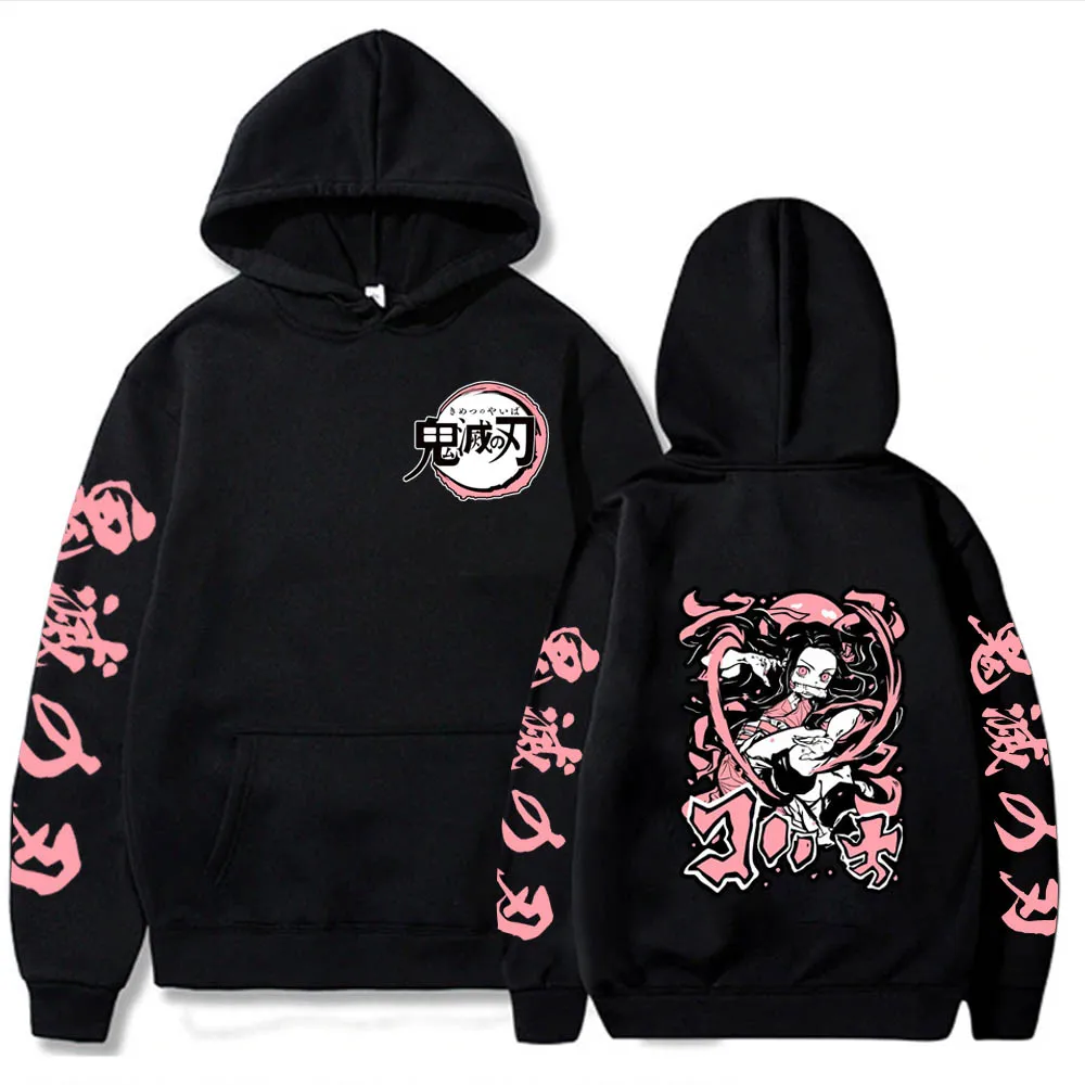 

Anime Demon Slayer Kamado Nezuko Cosplay Kimetsu No Yaiba Costume Unisex Hoodie Sweatshirt Pullover Tops