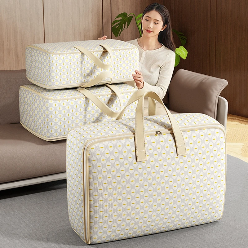 Dust-Proof Quilt Storage Bag Clothing Storage Bag with Zipper