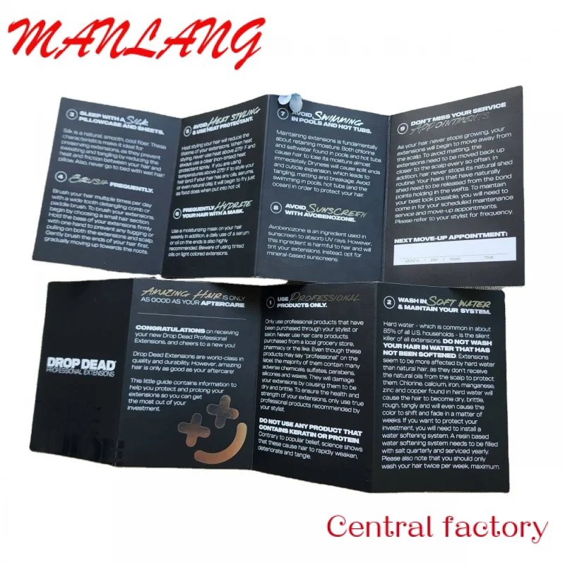 

Custom Custom Folded Company Brochure Flyers or Leaflets -fold Brochure Colored Printing