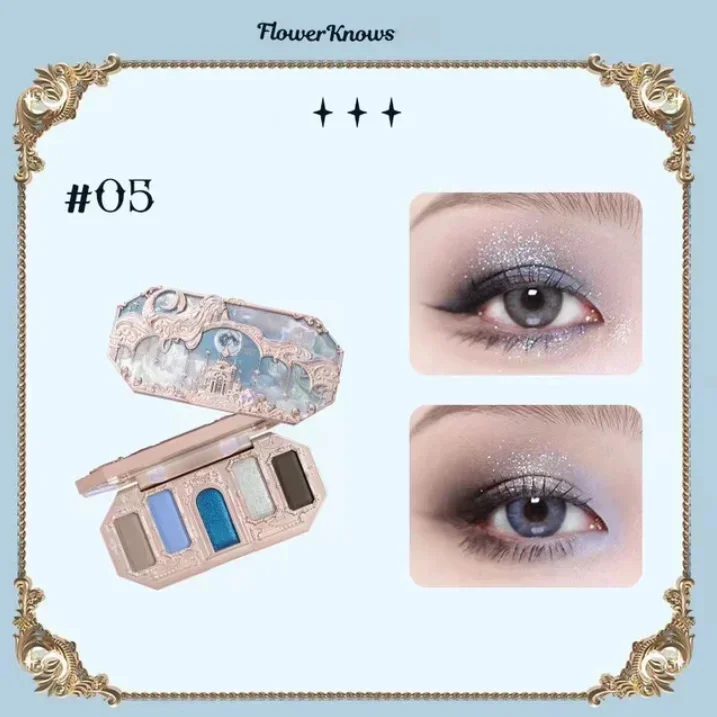 Eye Shadow Plate 8-Color Eyeshadow Palette Matte Shimmer Glitter Eye Makeup Cosmetics Women Beauty
