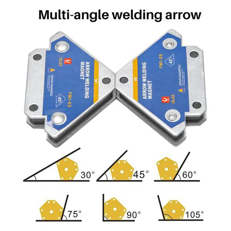4Pcs 50KG Magnetic Welding Holders Angle Solder Magnet Weld Fixer Positioner Ferrite Holding Auxiliary Locator Tools 3