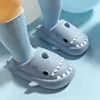 Couples Home Slippers Winter Cartoon Shark Slides Women Men Indoor Outdoor EVA Waterproof Thick Bottom Warm Plush Non Slip Shoes 3