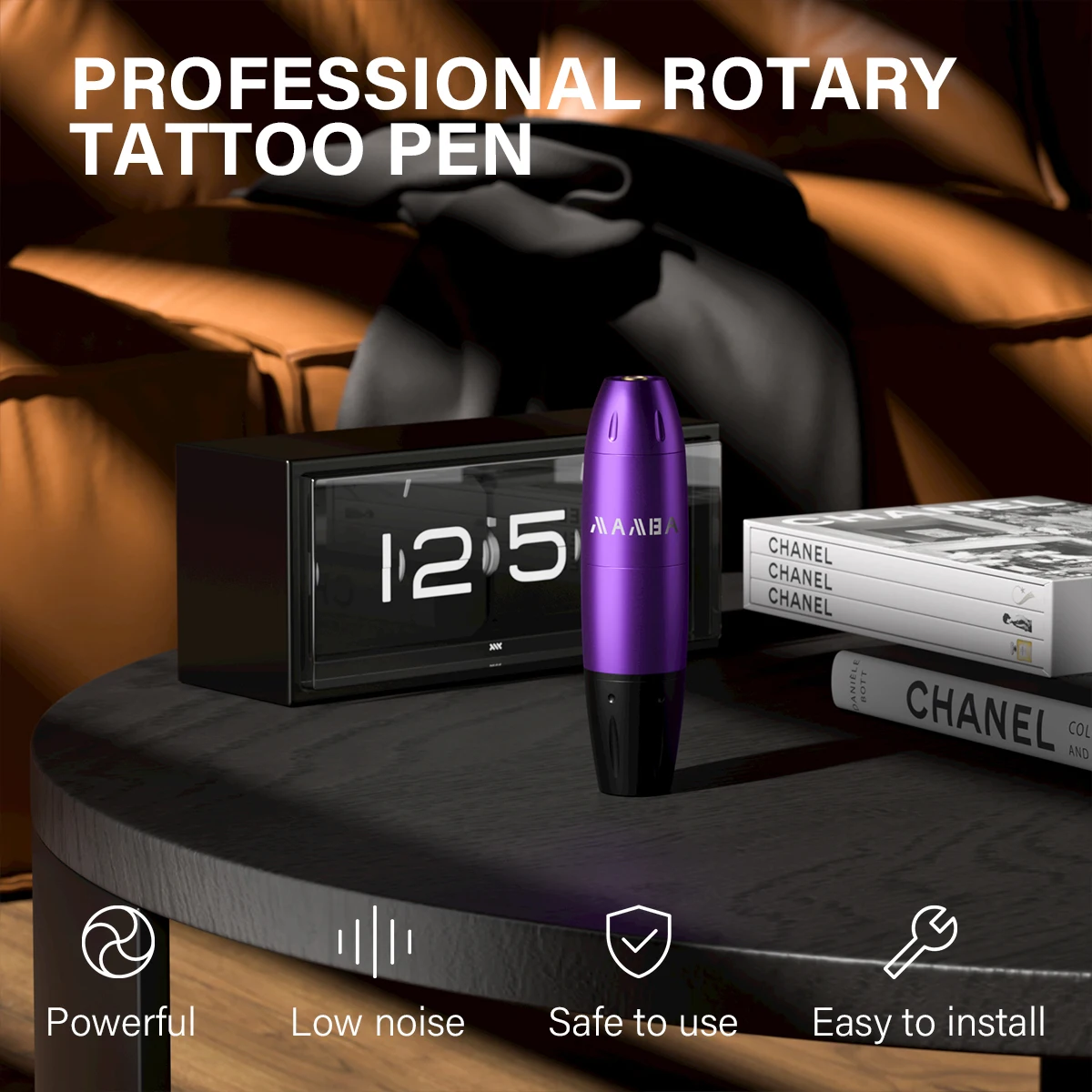 Tattoo Kit Mamba Professional Rotary Tattoo Pen With Power Supply Inks Pigment Body Art Tool Set For Beginners