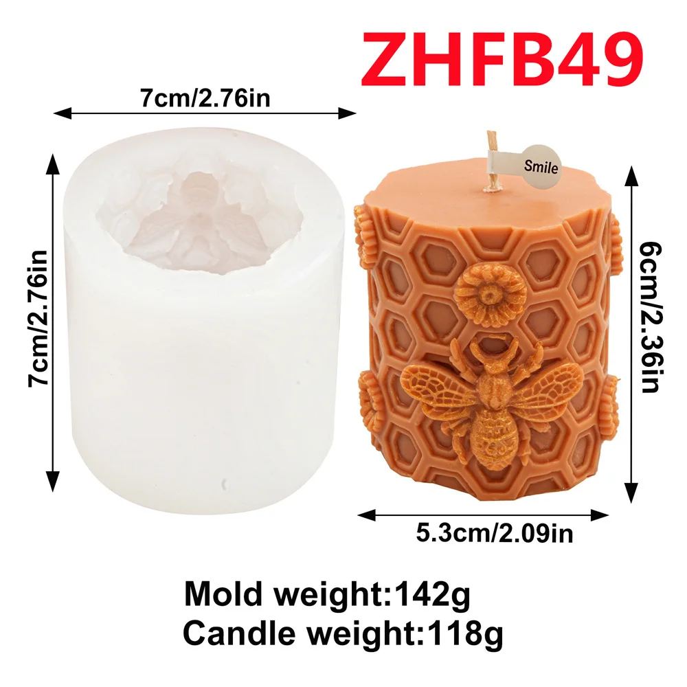Honeycomb Beehive Silicone Mold for DIY Home Decor & Crafts