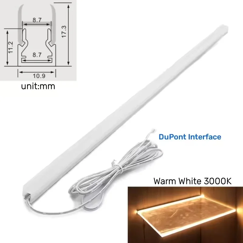 ตัวเลือกสินค้า ไฟเส้น LED โปรไฟล์อลูมิเนียม สำหรับตกแต่งตู้โชว์ บาร์ และพื้นที่ภายในบ้าน