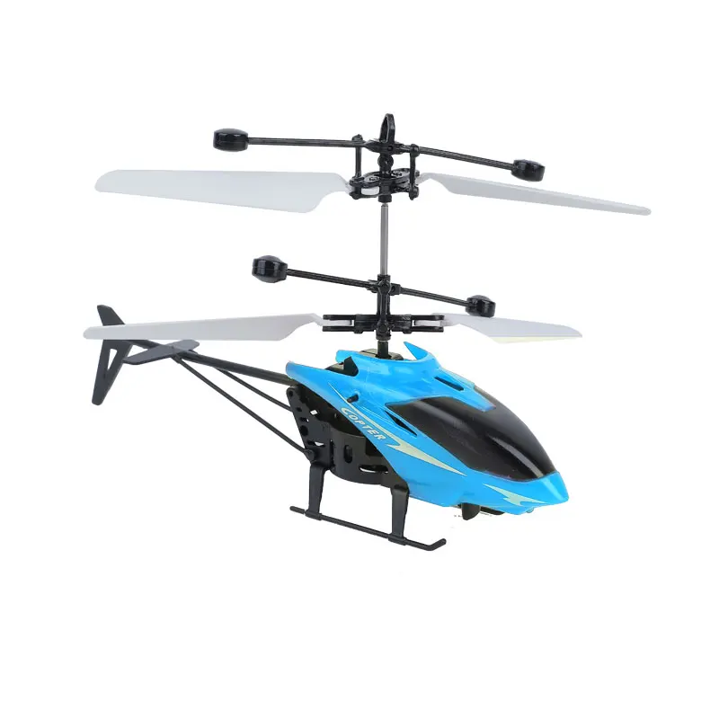 Rechargeable Mini RC Drone Remote Safe Fall-resistant RC Helicopters Drone Children Toys(No remote control battery)