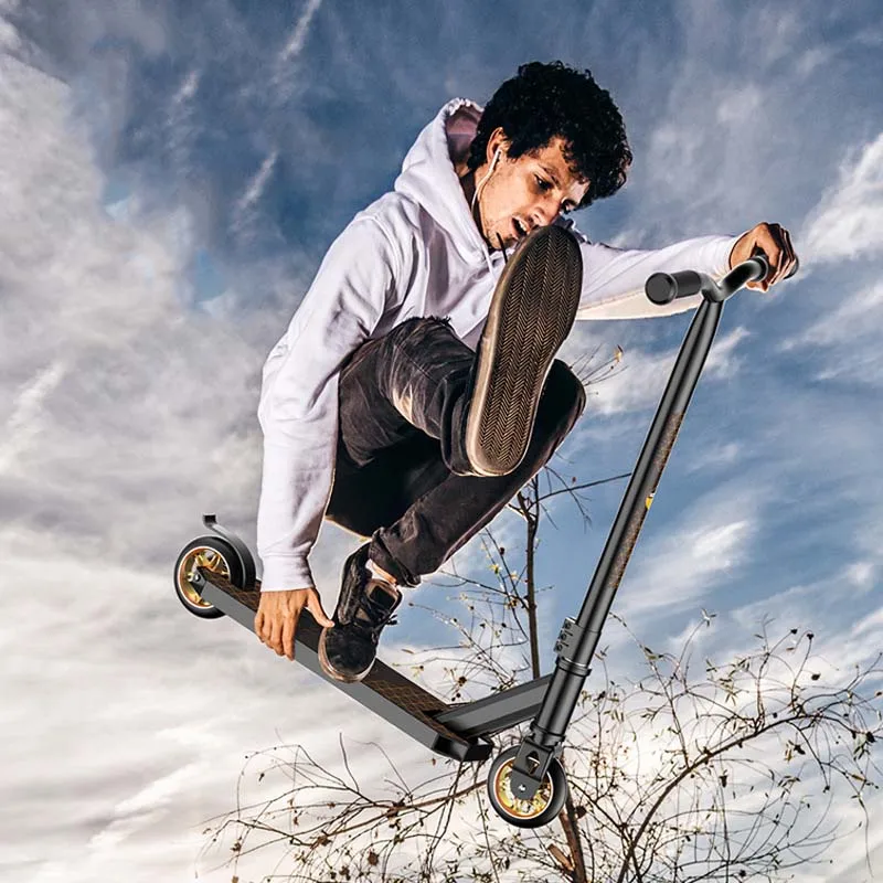 Kid Ski Scooter Snowboard Ice Snow Dual-Purpose 2 In 1 Kick Scooter Adult Teenager Land Extreme Foot Outdoor Equipment