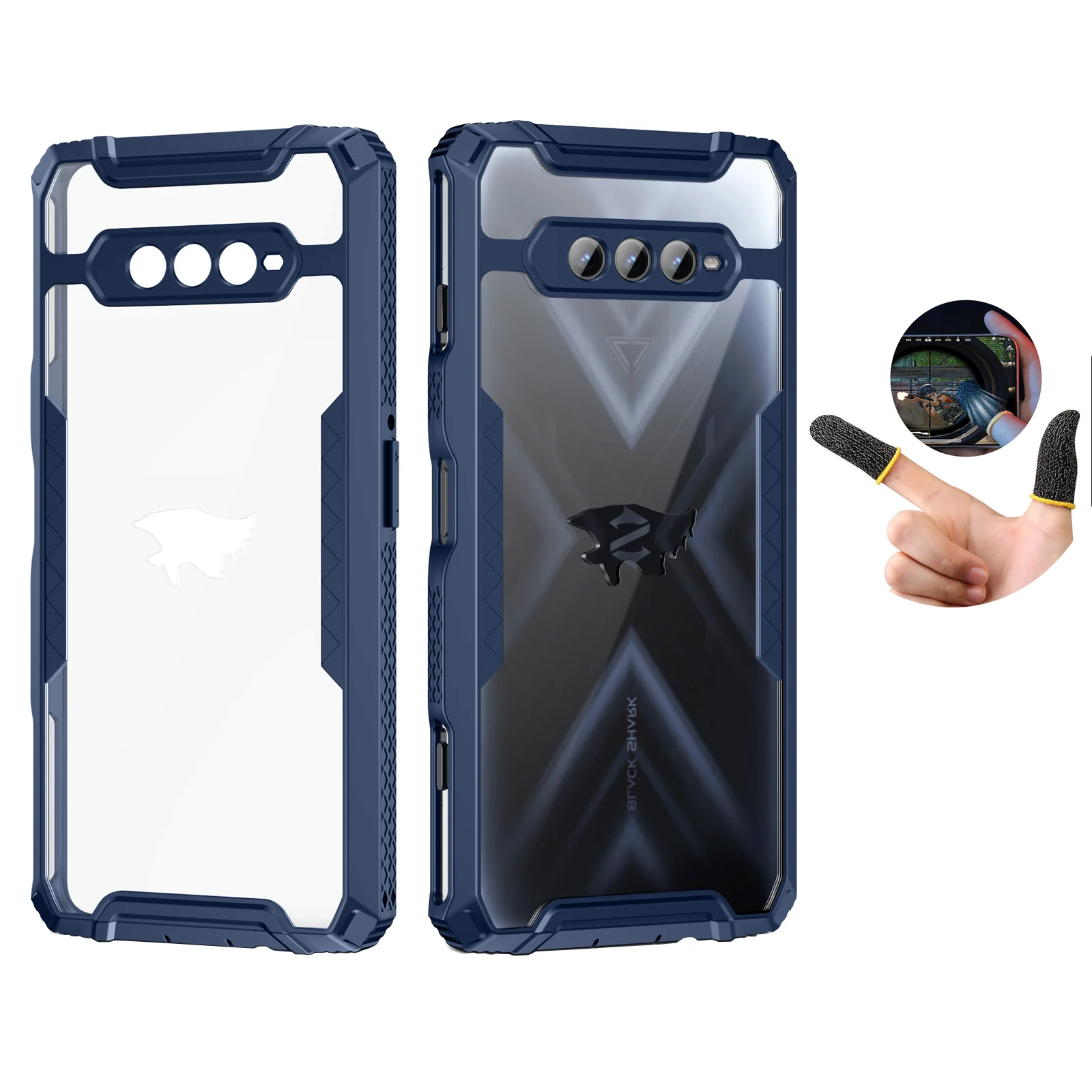 

ZSHOW армированный чехол для Xiaomi Black Shark 4 4 Pro 5 RS ТПУ Рамка и прозрачная задняя защита от падения