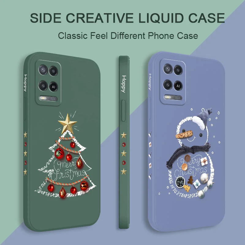 

Christmas Motifs Phone Case For OPPO A54 A74 A57 A96 A76 A36 A95 A12 A15 A15S A16 A16K A9 A5 2020 Reno 8 8Z 7 7Z 6 5 F9 4G 5G