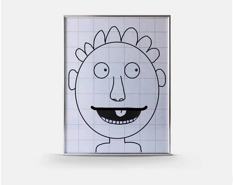 Abdomen Ultimate Frame (Small,36cm*28cm) Stage Party Illusion New Drawing Board Mentalism Magic Tricks  Gimmick PropsComedy