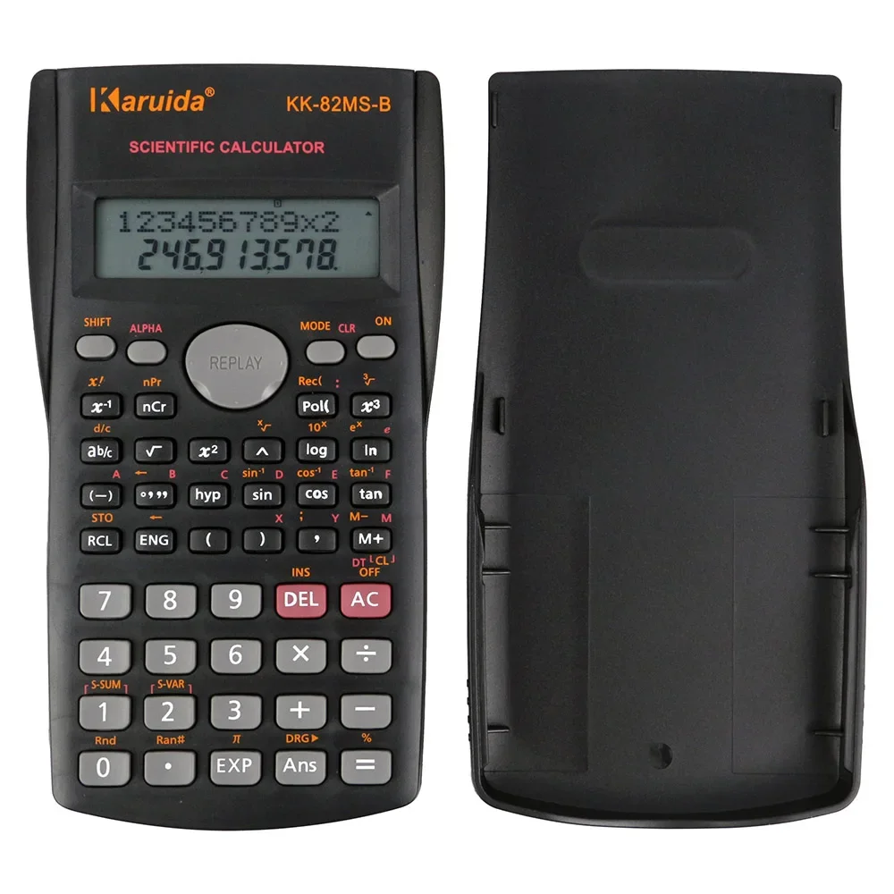 Handheld Matemática Dedicado Calculadora Científica Portátil Display de Linhas Multi-função Ensino dos Estudantes