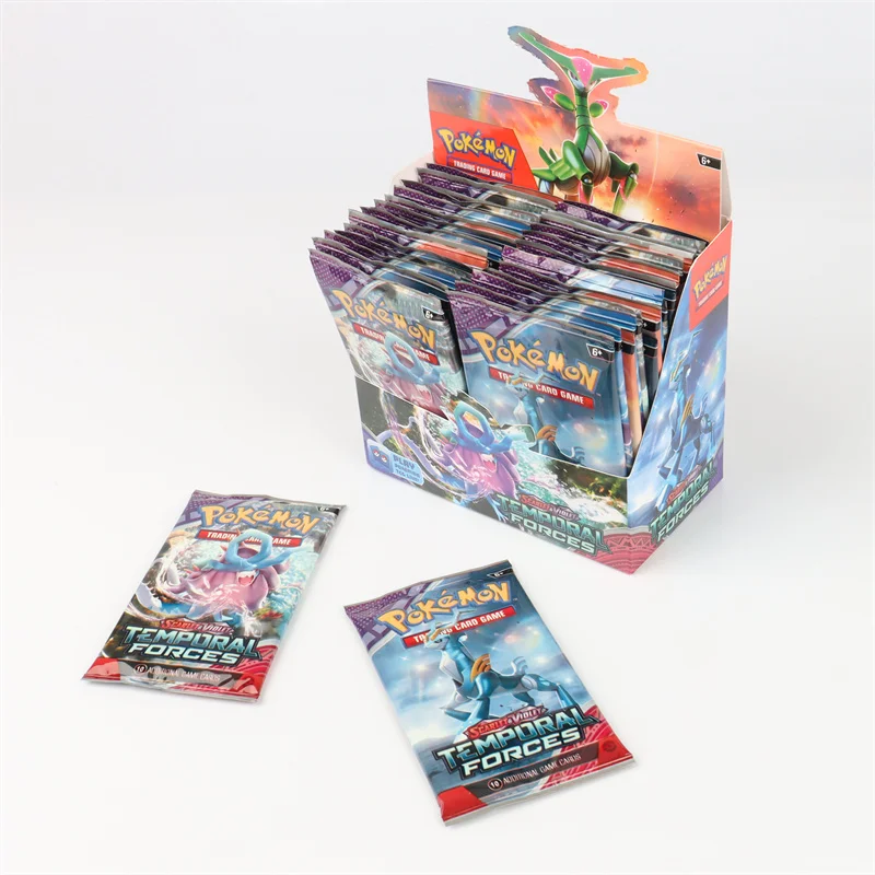 영어  카드 TCG: 스칼렛 및 바이올렛 템포럴 포스 부스터 박스,  카드 36 팩 박스 카피, 360 개