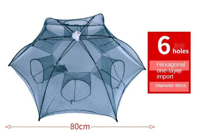 1pc Minnow Mesh Fishing Cage Net Umbrella Bait Folding Bait Fish Net  Umbrellas for Rain Collapsible Fish Net Unbrella Foldable Umbrella Foldable