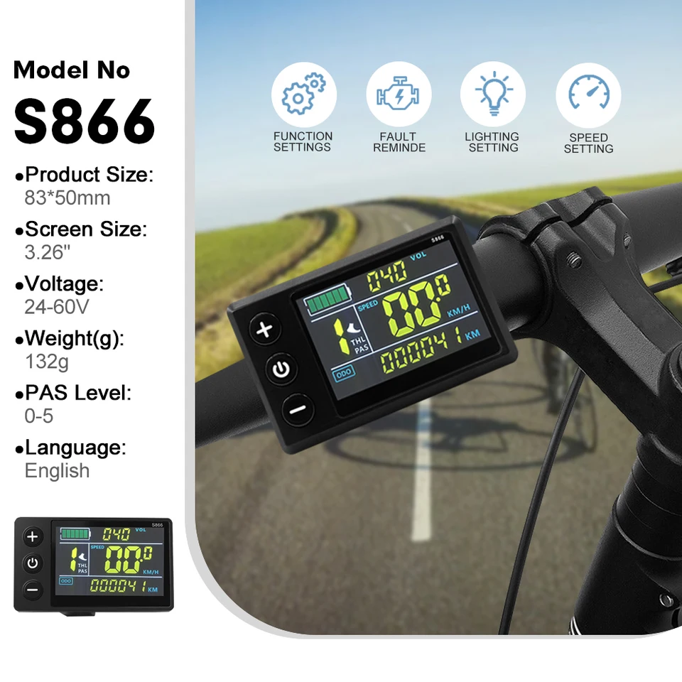 Controller Onda Sinusoidale S866 - Per Bici Elettriche 36V/48V/52V 2000W - Foto 9