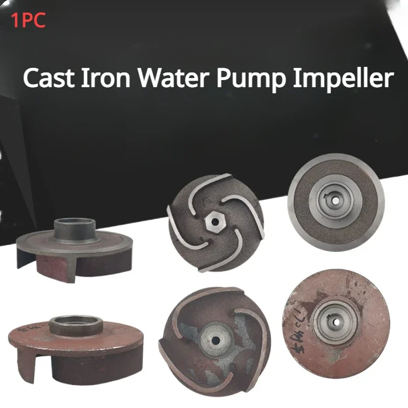 170F Cast Iron Water Pump Impeller Self priming Pump Water Impeller For Gasoline Engine Sewage Blade Centrifugal Parts