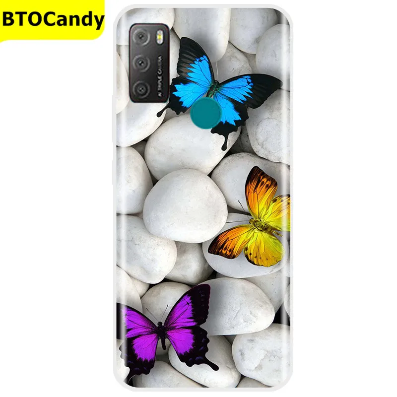 Painted Case For Alcatel 1S 2021 6025H Case TPU Soft Silicone Cover Phone Case For Alcatel 1S 2021 Case Tpu Cover Bumper Coque waterproof cell phone pouch Cases & Covers