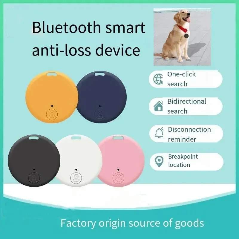 Mini Bluetooth 5.0 Tracker AntiLost Device Round Pet Kids Bag Wallet Tracking Smart Finder Locator anti lost tracker,bluetooth tracker,bluetooth finder,wallet tracker
