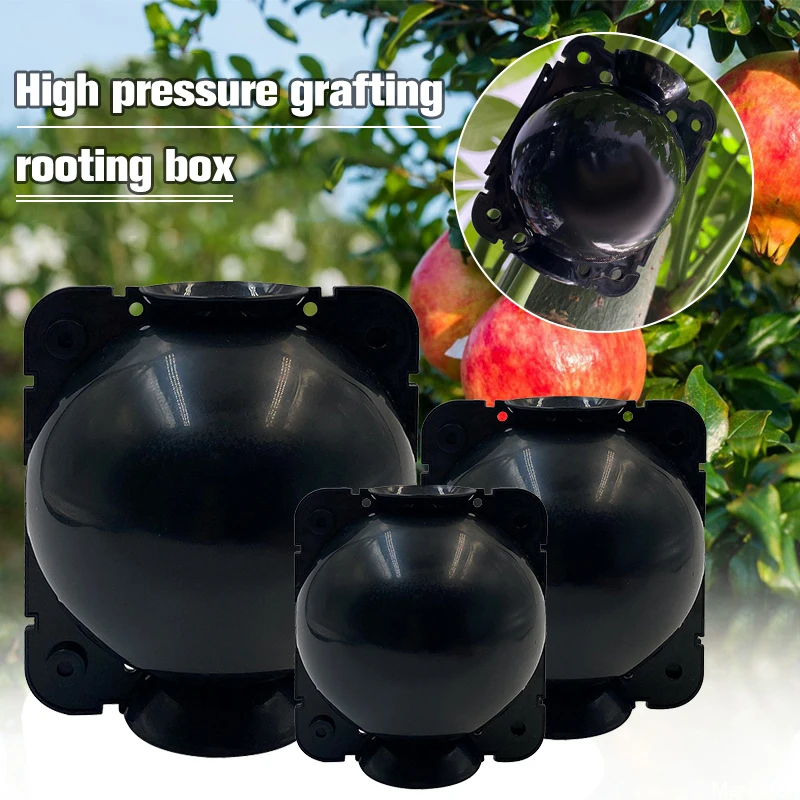 Plant Rooting Ball 5/10Pcs High Pressure Graft Breeding Case Nursery Box Garden Propagation Pot Cup