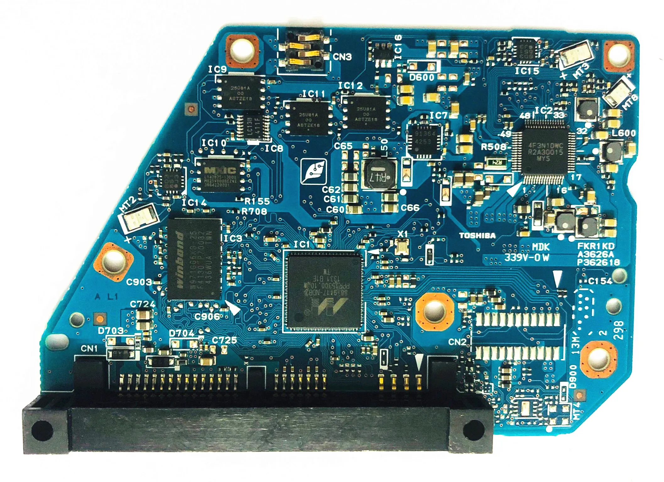 Pwb do Disco Rígido do Computador Desktop Toshiba G3626amodelo do