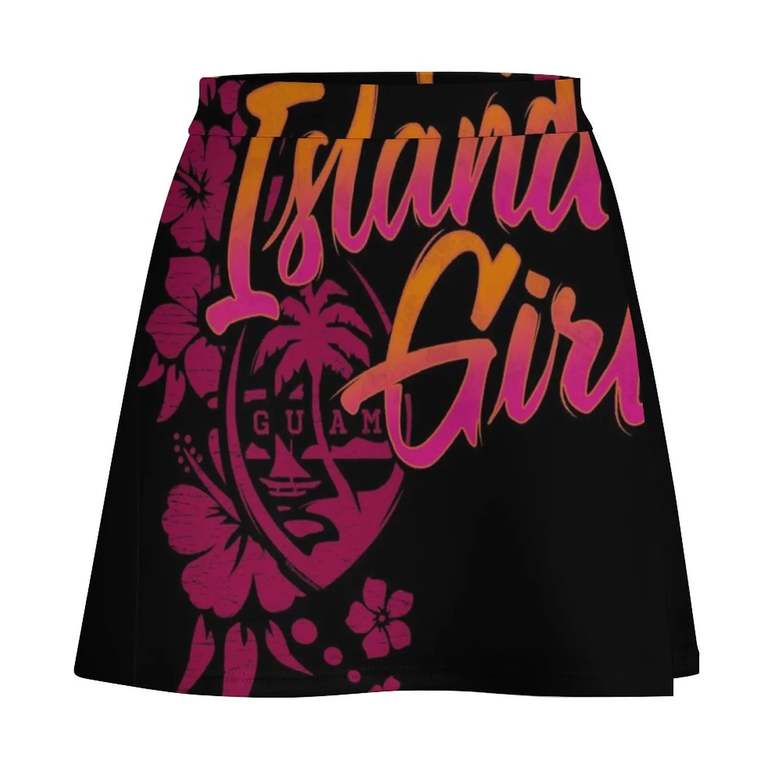 GUAM Island Guam Girl Chamoritta Mini Skirt kawaii skirt korean style women clothing Korean skirts
