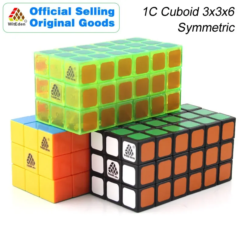 witeden super 3x3x3 00 cuboid magic cube 3x3 cubo magico professional speed neo cube puzzle kostka antistress toys WitEden 3x3x6 Cuboid Magic Cube Symmetric 336 1C Cubo Transparent Professional Speed Neo Cube Puzzle Antistress Toys