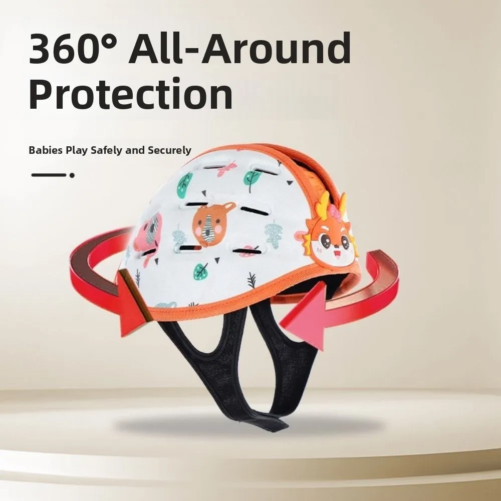 Breathable Toddler Safety Helmet Adjustable Anti-Collision Infant Head Cushion Comfortable To Wear Anti-Fall Baby Safety Hat