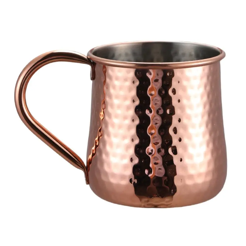Copper Moscow Mule Mug Stainless Steel Silver Beer Coffee Cup