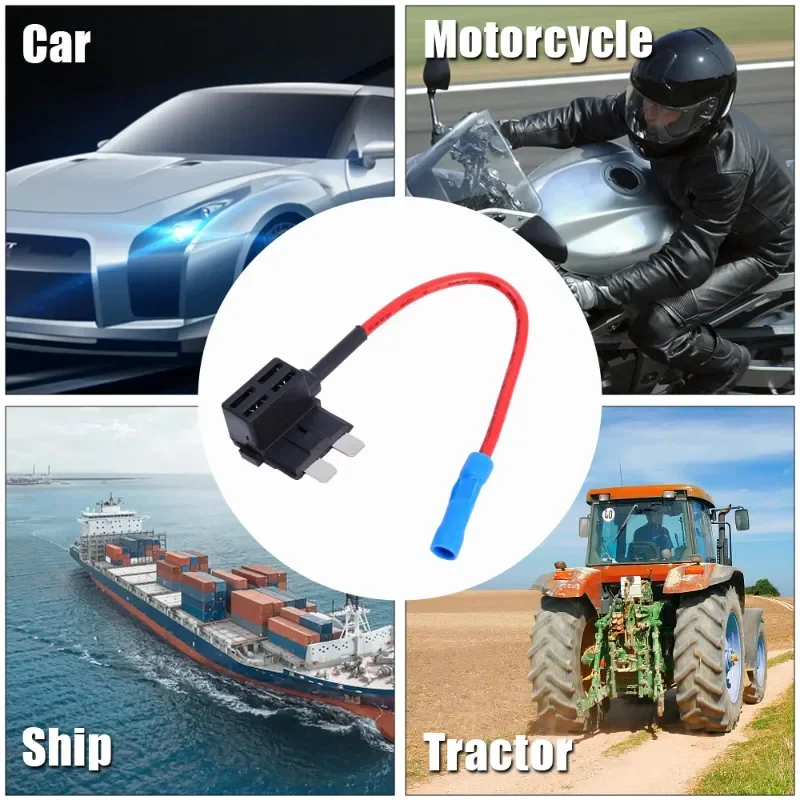 5/10PCS Car Fuse Holder Add-a-circuit MINI SMALL MEDIUM TAP Adapter Micro Mini Standard Blade Fuse Holder